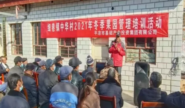 马博平台马博（中国）在静宁帮扶村开展冬季果园管理培训(图4)