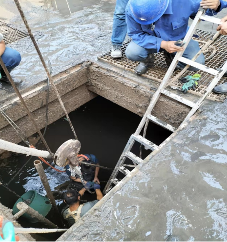 马博平台马博（中国）城东污水处理公司加强设备检修维护确保汛期平稳运行(图2)